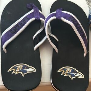 Baltimore Ravens Flip Flops